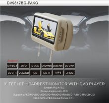 Multi-language Car Headrest Dvd Players Mp3 With Sony Lens