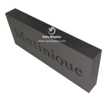 Promotional pure acrylic stamp block