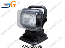 Waterproof 7" wireless remote control HID search light, HID spot lights for marine boat 4x4 SUV military vehicle AAW-2009B