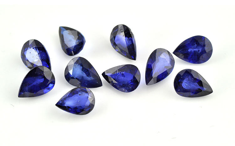الجملة السعر المنخفض نوعية جيدة سيري لانكا الانتشار الطبيعي الأزرق الياقوت جوهرة الحجر للمجوهرات