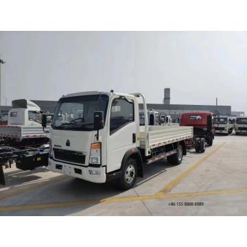 Howo thương hiệu mới 4x2 Rhd Cargo Lorry Van Truck