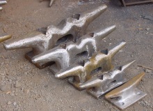 Marine Deck Equipment Bollard Double Bitts Chock Cleat