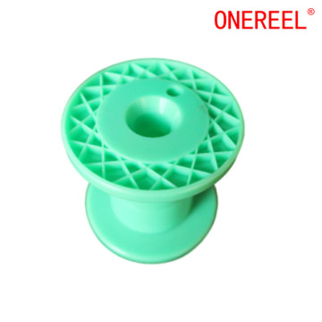 Reusable Plastic Spool With Grid Pattern