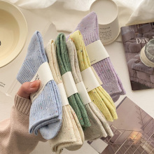 Ready to Ship Women's Spring/Summer Candy Color Cotton Slouch Socks