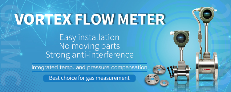 GVF100 large diameter insertion Water gas vortex flow meter