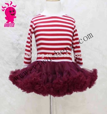 Girls Clothing Set Soft Tutu Skirt Girls Pettiskirt ,long sleeve pettiskirt dress