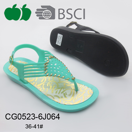 Popular High Quality Latest Fashion Women Plastic Sandals