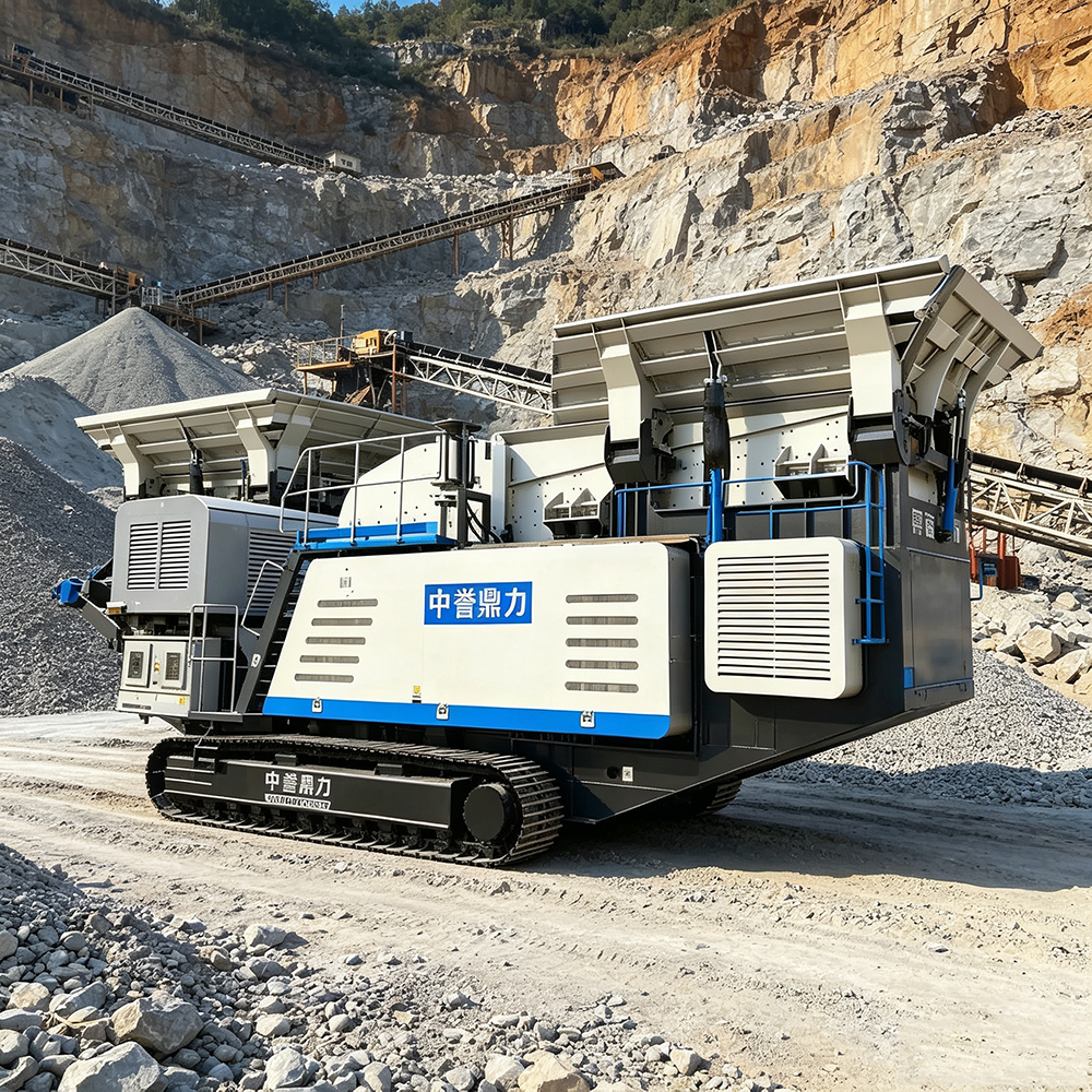वाइब्रेटिंग स्क्रीन मोबाइल प्लांट Vibrating Screen Mobile Plant