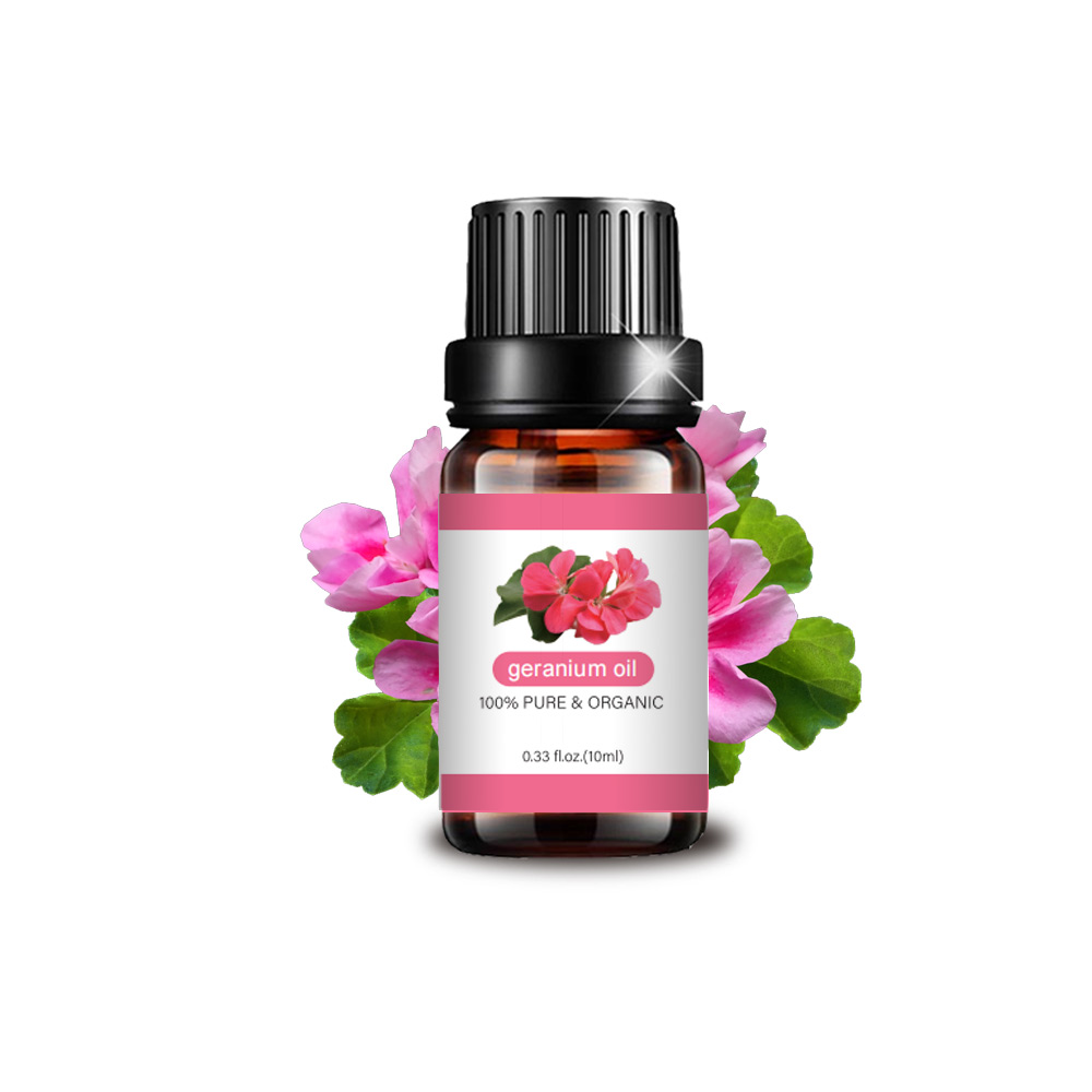 100% minyak esensial geranium murni alami