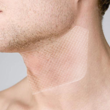 Golden Glow Mesh Moisturizing Face & Neck Lifting Mask