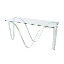 glass console table,glass sofa table, metal console table,metal table
