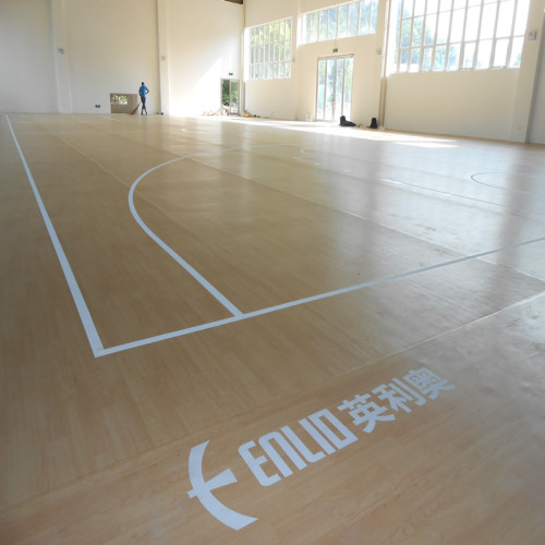 Enlio indoor vinyl basketball flooring