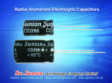 Suntan Radial Aluminum Electrolytic Capacitors - TS13DI-CD286