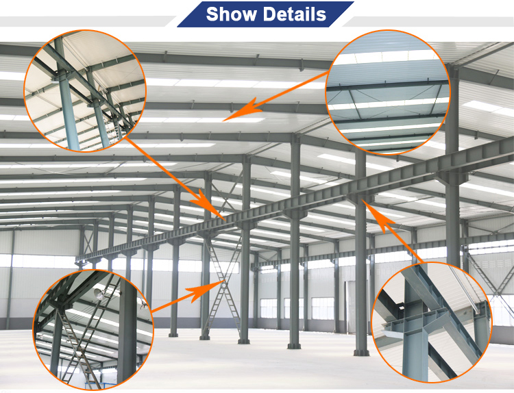 Prefabricated Steel Structure Aircraft Hangar Sheds Architecture Design