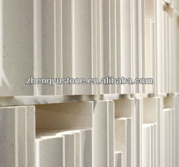 White limestone wall tiles