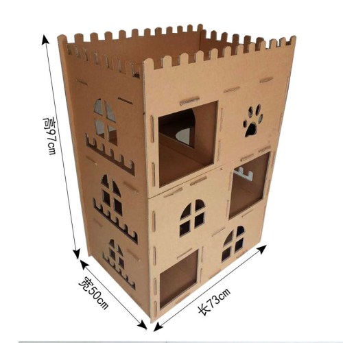 giocattoli del castello del gatto del cartone