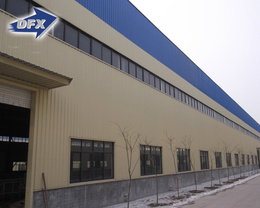 Low cost prefabricated single span steel structure buildings warehouses made in China