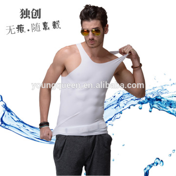 YJB45 Men's silk vest Modal mens tank top