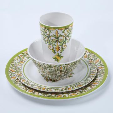 4 pcs melamine dinner set