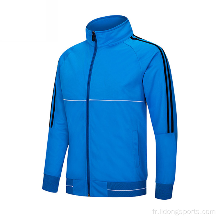 Veste de sport de style de mode à fermeture à glissière personnalisée lidong