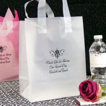 Matte Plastic Bags with Soft Handles