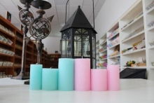 wedding decoration romantic oil unscented pillar candle