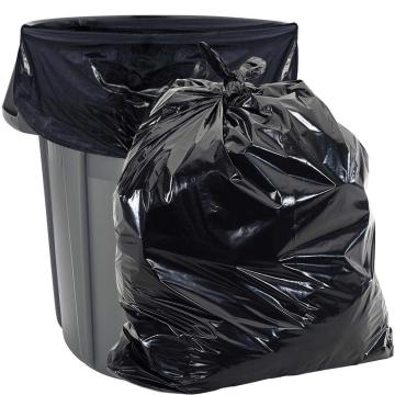 Saco de lixo durável para lixo preto saco de transporte do caixote do lixo para lixo