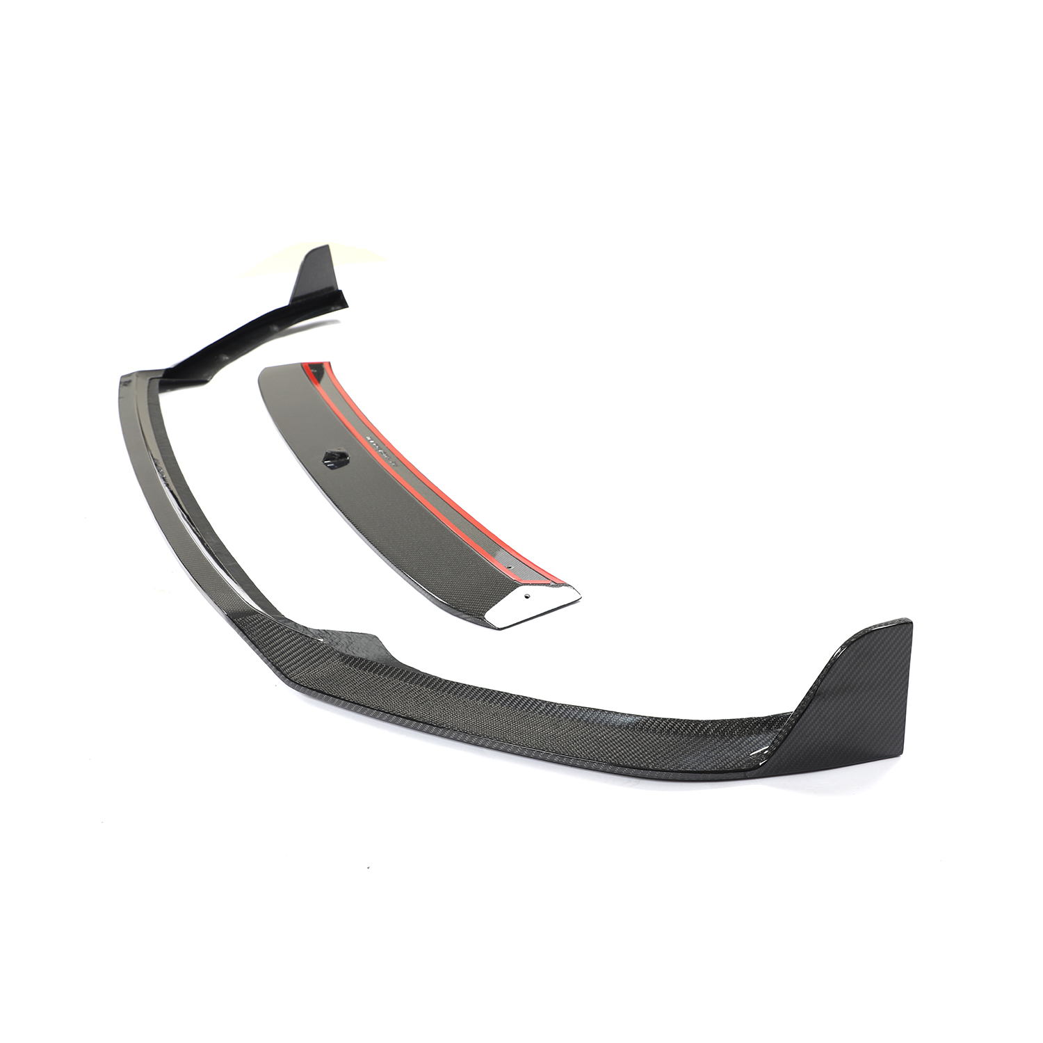 Golf 7.5 Carbon Fiber Car Front Bumper Lip Spoiler for Volkswagen Golf7.5 GTI Hatchback 2017-2019