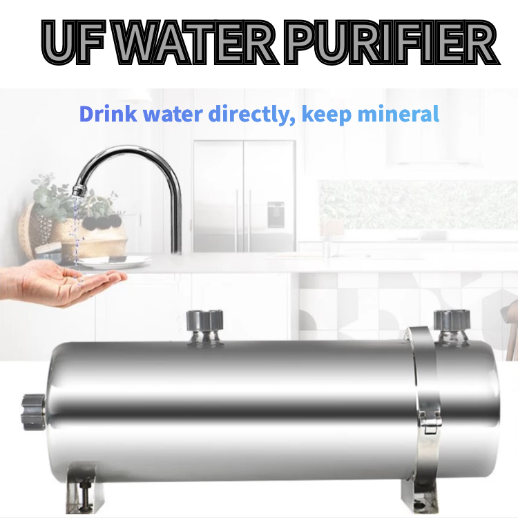 Home/household stainless steel ss rain water filter ultrafiltration membrane housing for direct drinking 1000LPH