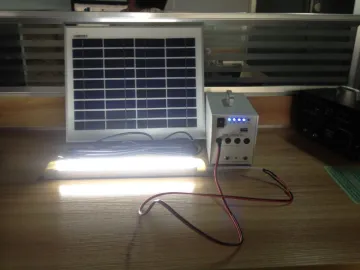 10w solar home lighting system