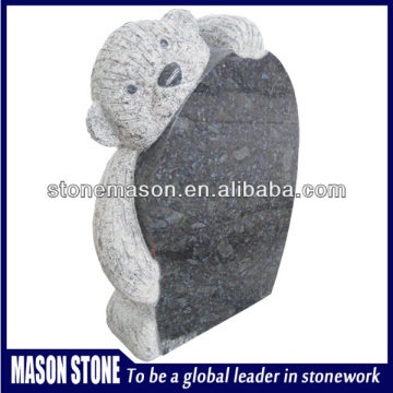 Teddy bear granite headstones for sale for children