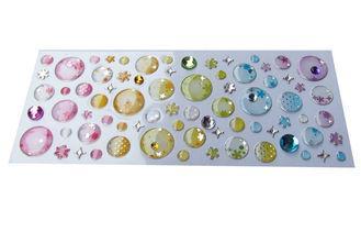 colorful PU clear Epoxy Dome Stickers , weatherproof / wate