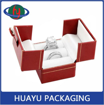 Double Opening Door Wedding Ring Box