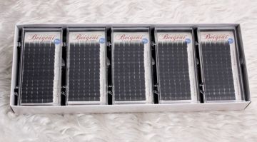 J-curl Full Set Xtreme Lashes False Eyelash Extensions , Single Thread