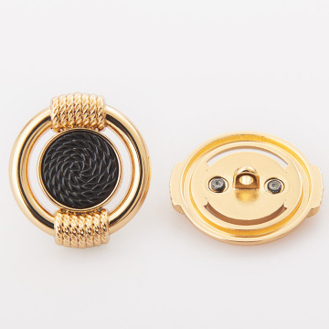 Fashion gold Shank Button For Overcoat