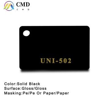 3mm Solid black Acrylic Sheet