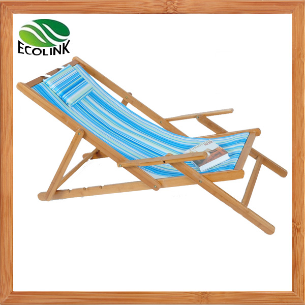 Foldable Bamboo Beach Chair