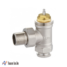 Brass Top Labeled Angle Valve in Stainless Steel