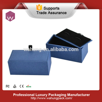 customized cheap high quality cardboard cufflink box