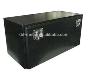 Black Steel Powder Coated Underbody Truck Tool Box 1200*500*500 Long Truck Trailer