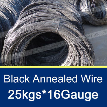 25kgs Packing 16 Gauge Black Annealed Tie Wire/1.6mm Black Annealed Tie Wire