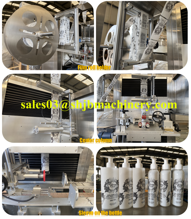 Automatic Water Plastic Bottle Label Sticker Tabletop Double Side Round Bottle Labelling Machine With Date Coder