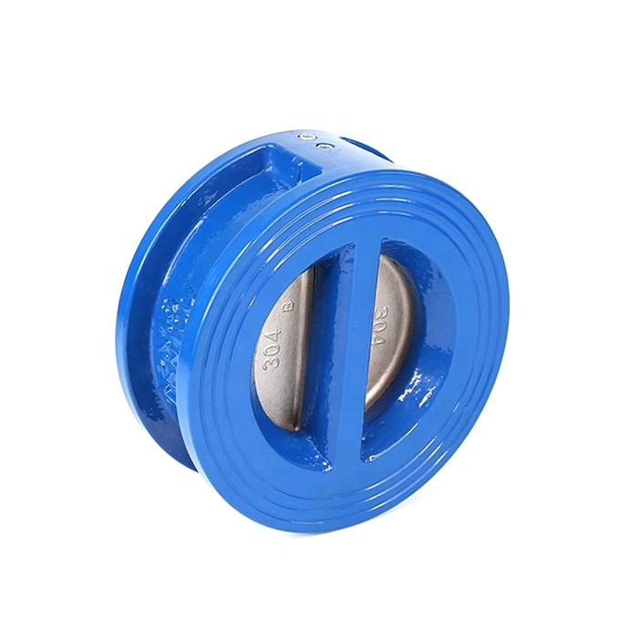 Hot Sale Ductile Iron Wafer Type Double Doors Non Return Check Valve for Sea Water