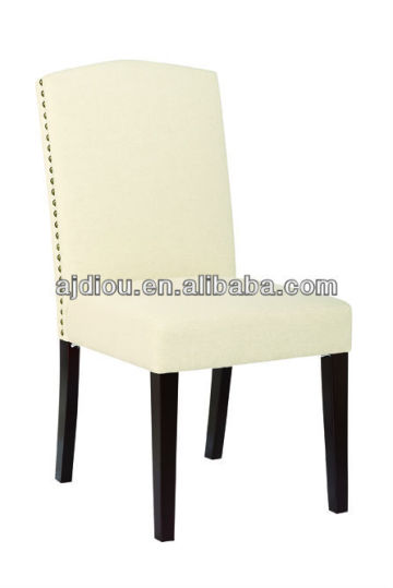 upholstery fabric dining chair with single nails(DO-6056)