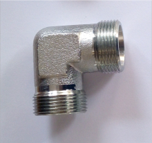 90Degree Elbow Fittings Hydraulic Bite Type Tube Adapter