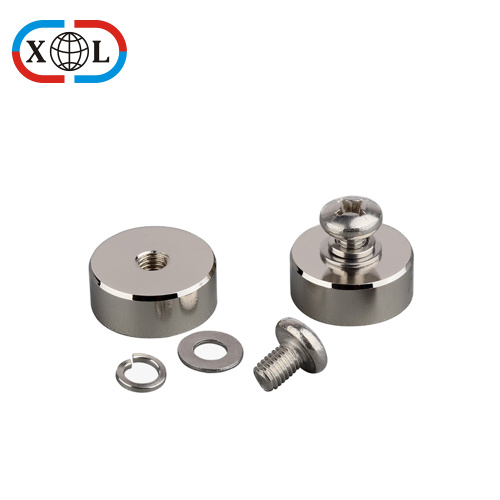 Heavy Duty Countersunk Hole Magnet with screws