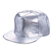 Blank Leather Hat Plain  Leather Hat Flat Bill Cap