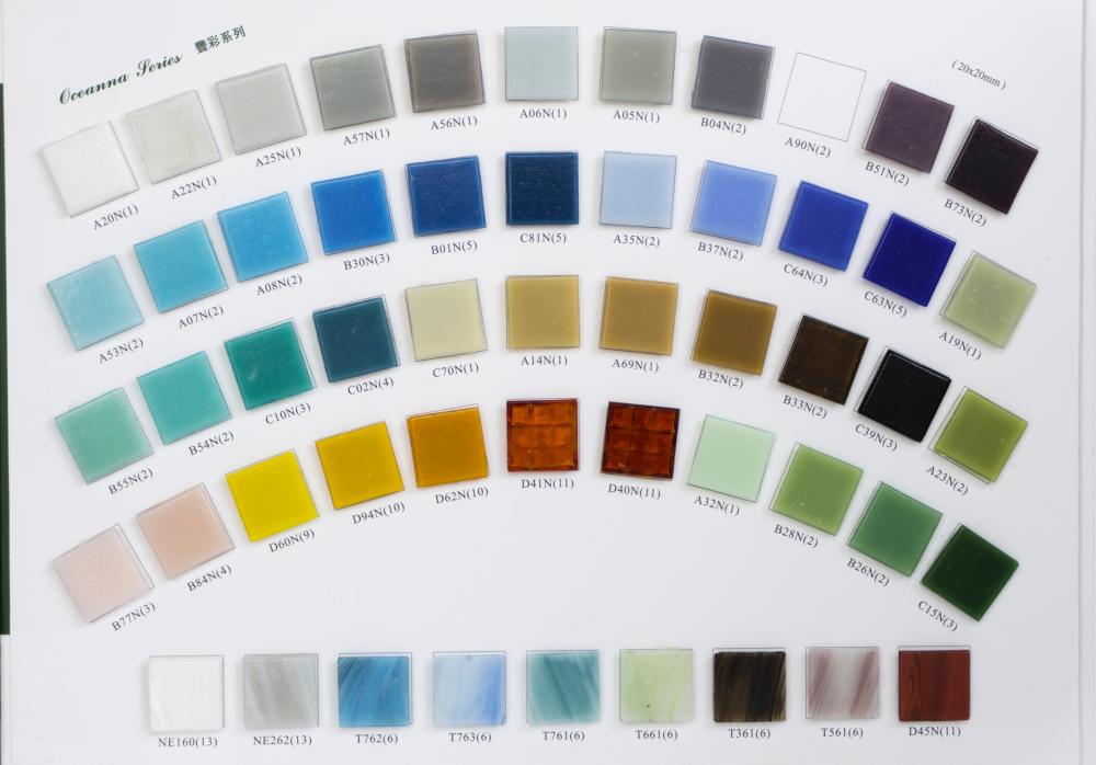 Undot/Sandless Mosaic Color Reference card board