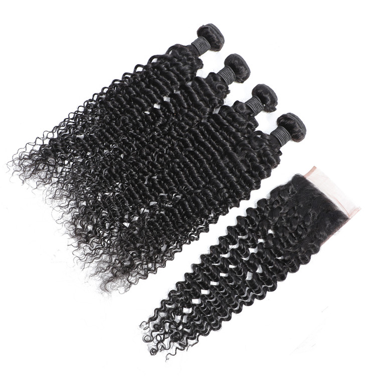10A grade human hair weave bundles and closure cuticle aligned virgin hair dropshipping to Global human hair extention