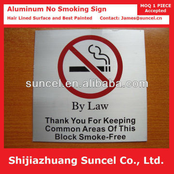 Aluminum No Smoking Sign